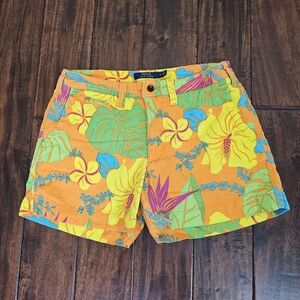 Ralph Lauren Tropical Floral Womens Shorts Size 6